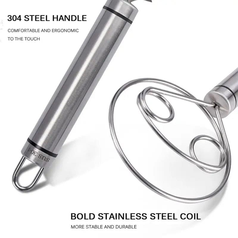 Flour Mixer, Manual Non Stick Cream Beater, Danish Bread Dough Hand Mixer, Dough Whisk Mixer, Kitchen Baking Blender Tool, Durable Handheld Food Blender For Cooking Flour Mixer, Manual Non Stick Cream Beater, Danish Bread Dough Hand Mixer, Dough Whisk Mixer, Kitchen Baking Blender Tool, Durable Handheld Food Blender For Cooking